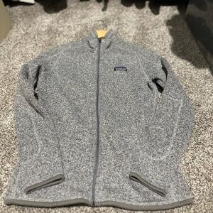 Patagonia Heathered Gray Knit Jacket